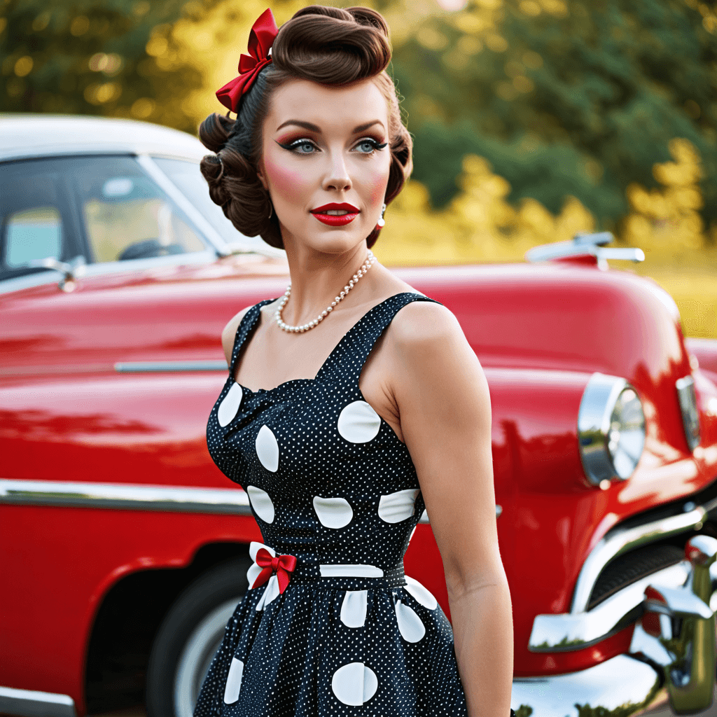 Pin up polka dot dress hotsell